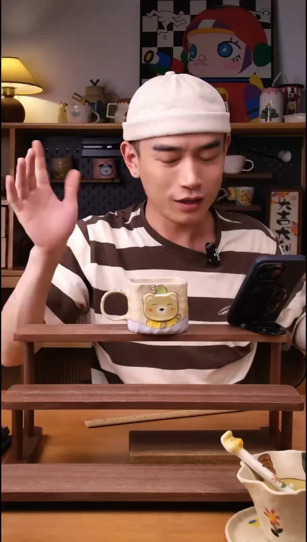 杯子景德镇可爱设计师款陶瓷