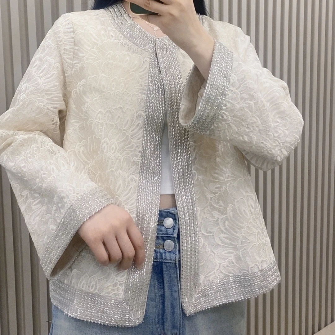 0405-81中国风短外套蕾丝绣花  XEZX  55-1