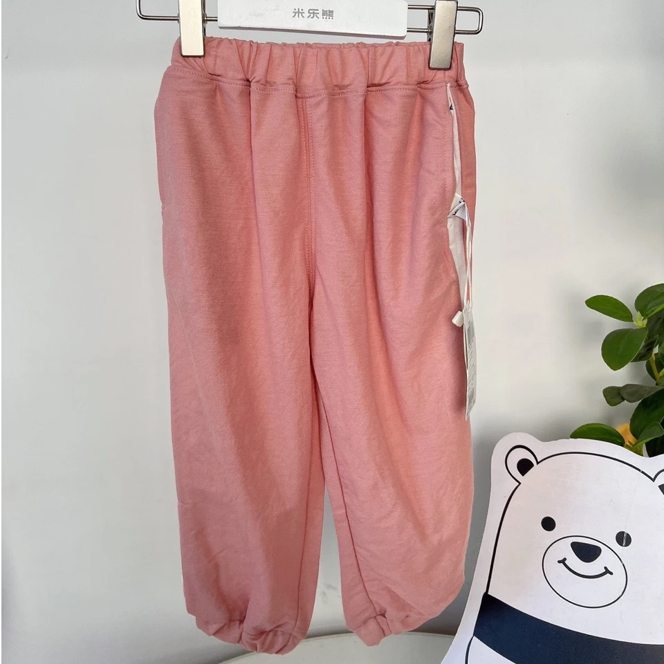 7221米乐熊男女宝宝针织防蚊裤裤子儿童运动童装夏季夏款