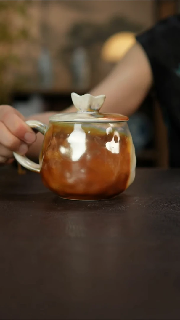 杯景德镇陶瓷杯碗柴烧多人瑕疵