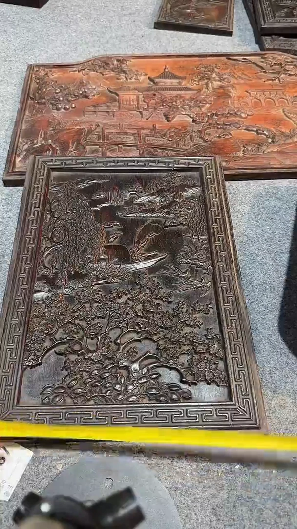 香榧木紫檀拆件雕刻板以直播间实物为准