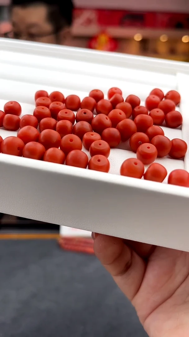 南红玛瑙卡8保山哑光老型单珠-多样性发一颗未镶嵌一件5