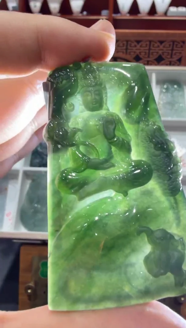 未镶嵌挂件翡翠A货翡翠多样性孤品