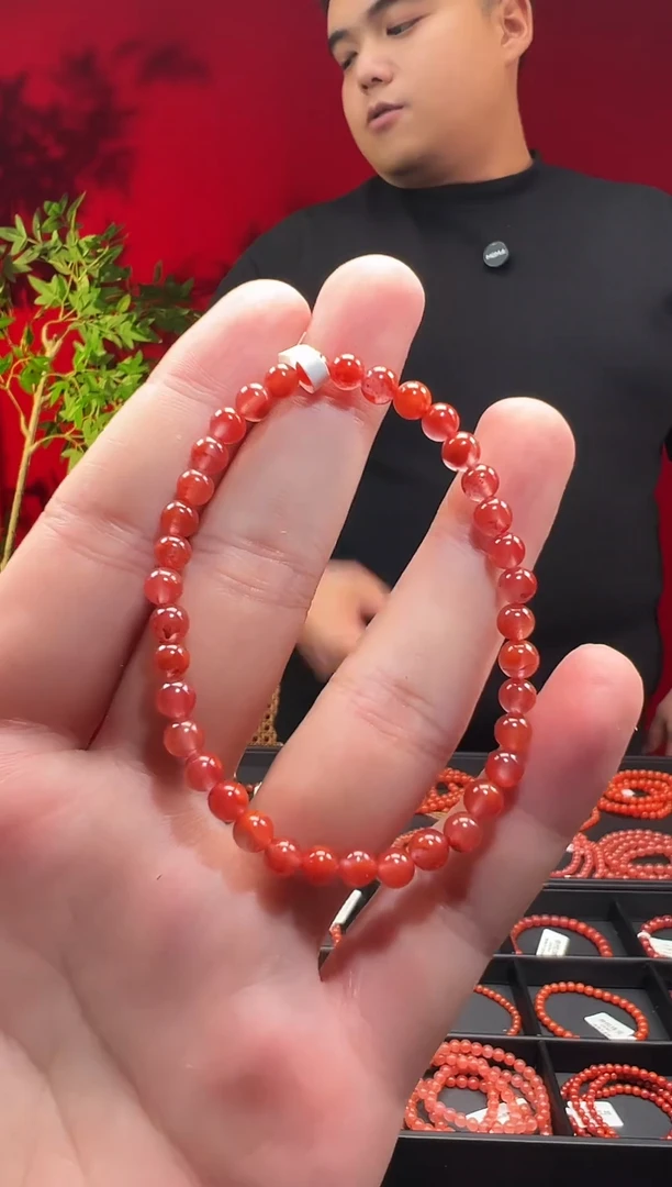 未镶嵌手串南红玛瑙川料瓦西5m单圈手串