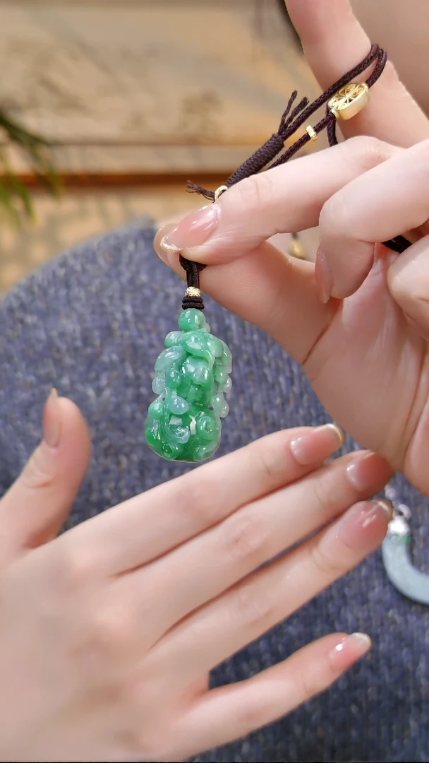 颈饰未镶嵌翡翠国风