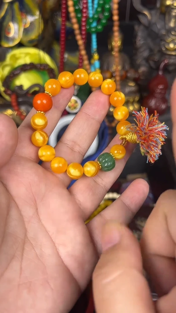 【闪购商品】蜜蜡手链未镶嵌手串