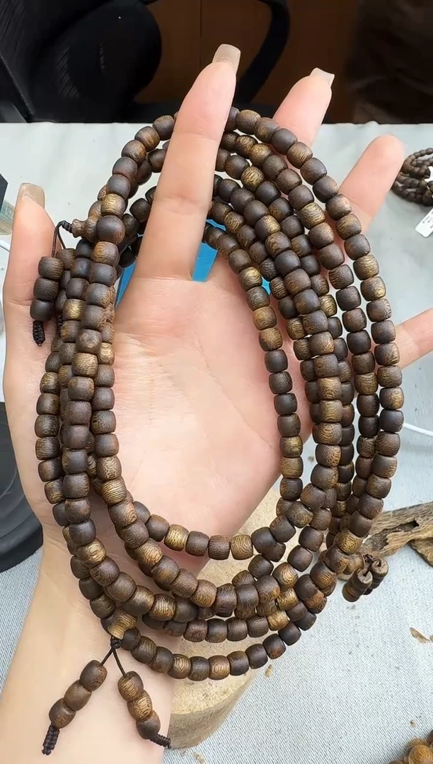 沉香手串0721紫棋鼓珠多圈多样性发一