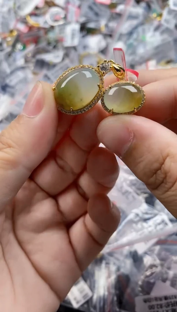 翡翠戒指银S925镶嵌1212      9