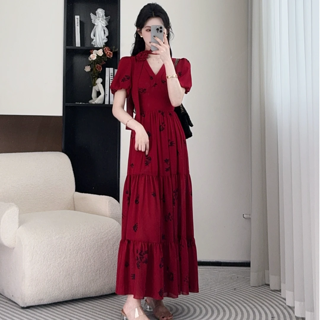 La Chapelle/拉夏贝尔25夏季新现货气质时尚优雅明媚连衣裙00027