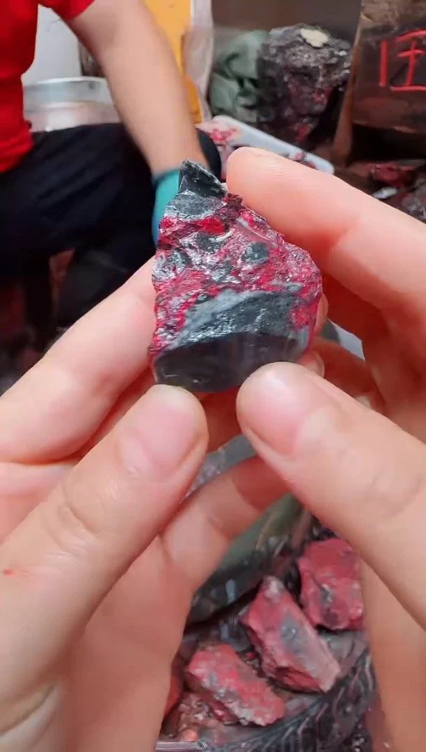 天然辰砂朱砂原矿石10