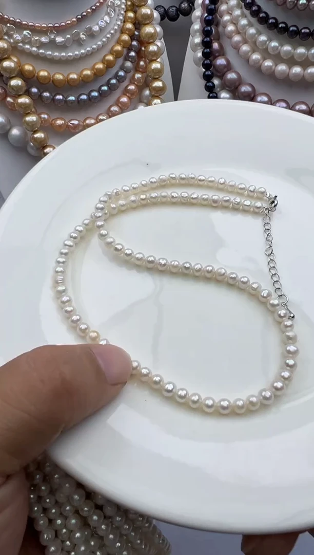 淡水珍珠未镶嵌颈饰1