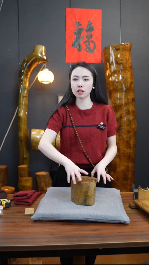 【闪购商品】金丝楠金丝楠木壶承