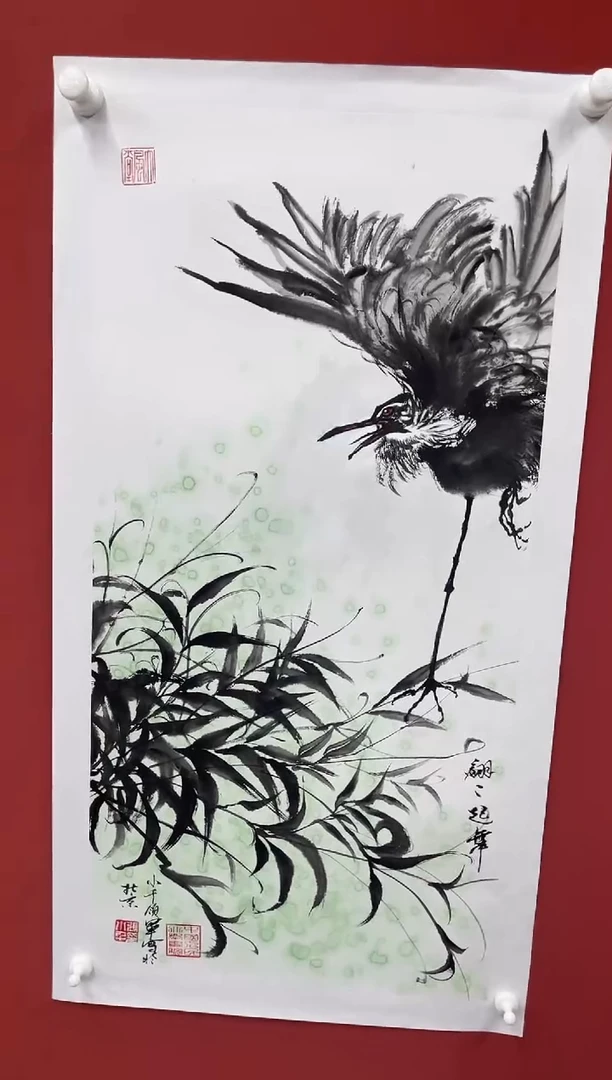 【闪购商品】国画张领军2平尺花鸟-6