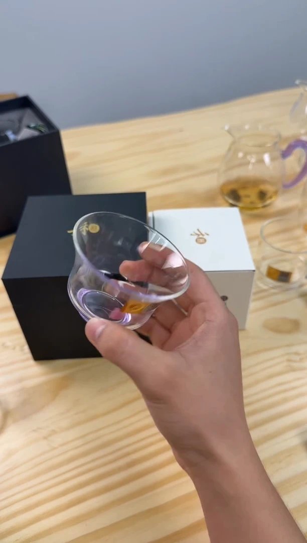禾器 清杯浅紫色