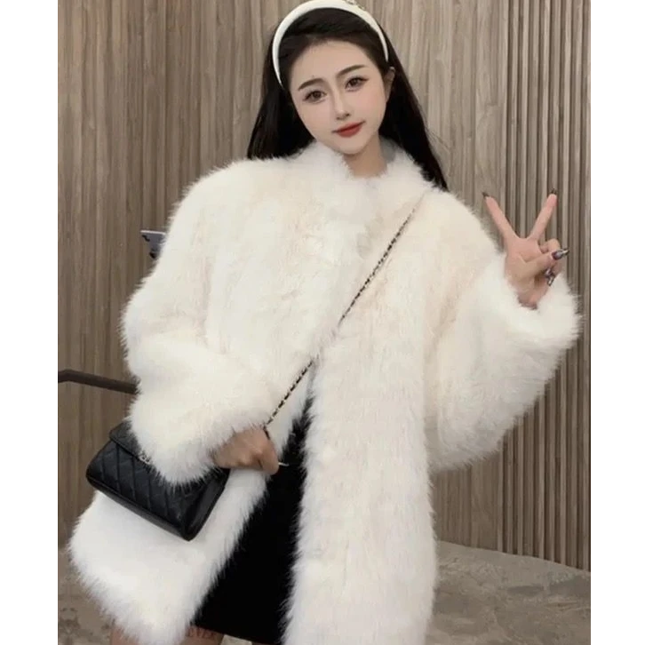 AMYSURE FUR【东欧之旅】慵懒显瘦年轻加厚冬季毛毛外套24017