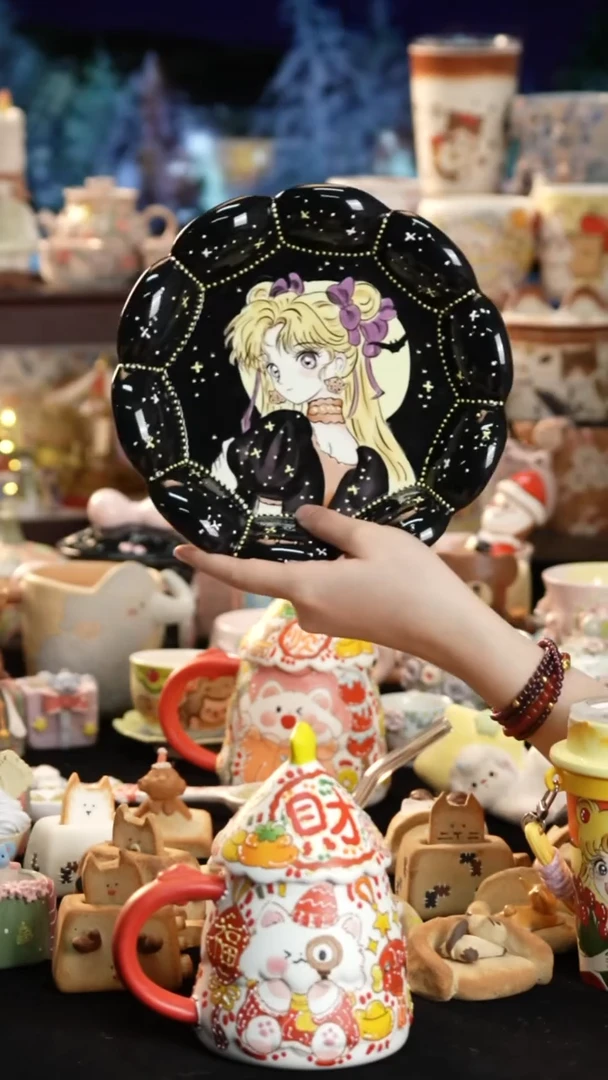 其他陶景德镇釉下彩手绘设计师款陶瓷