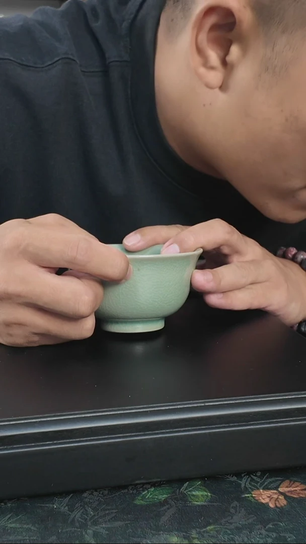 杯子89号原矿仿古釉全手拉压手杯微微瑕福利