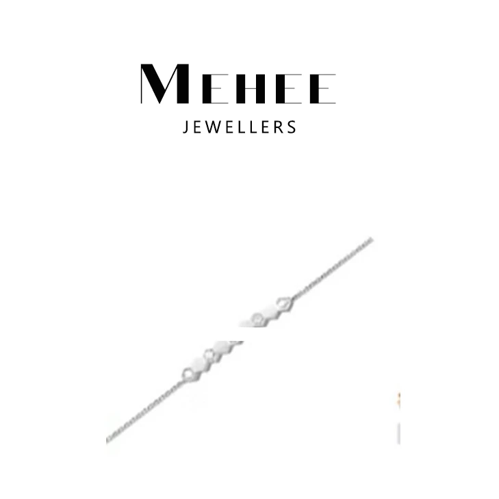 925银手链 米禾高级定制  蜂巢间隔手链s183