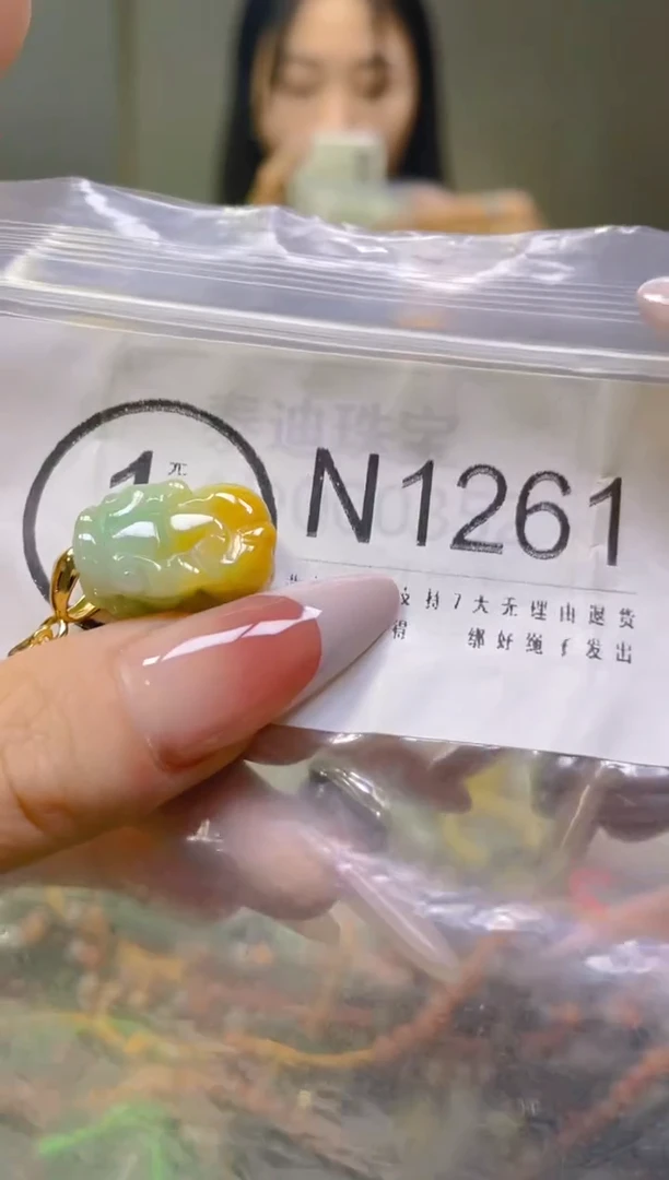 翡翠未镶嵌颈饰/N/翡翠A货一图一物