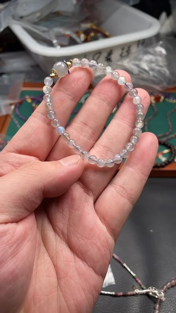 手链未镶嵌月光石多样性发货拍一发一