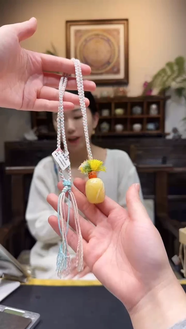 蜜蜡颈饰未镶嵌项链