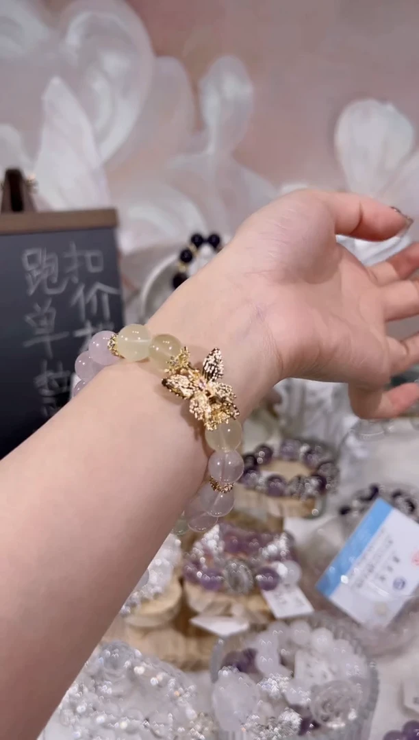 【闪购商品】水晶手链未镶嵌天然水晶默认微瑕 多样性发货发其一