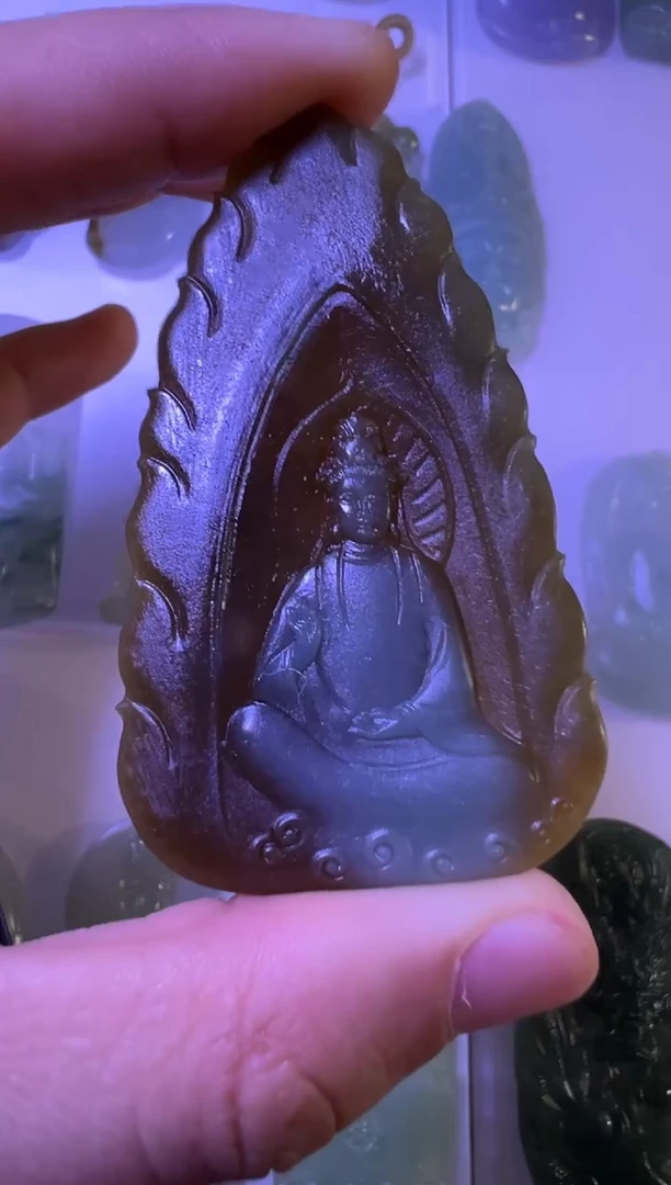 未镶嵌定制翡翠观音