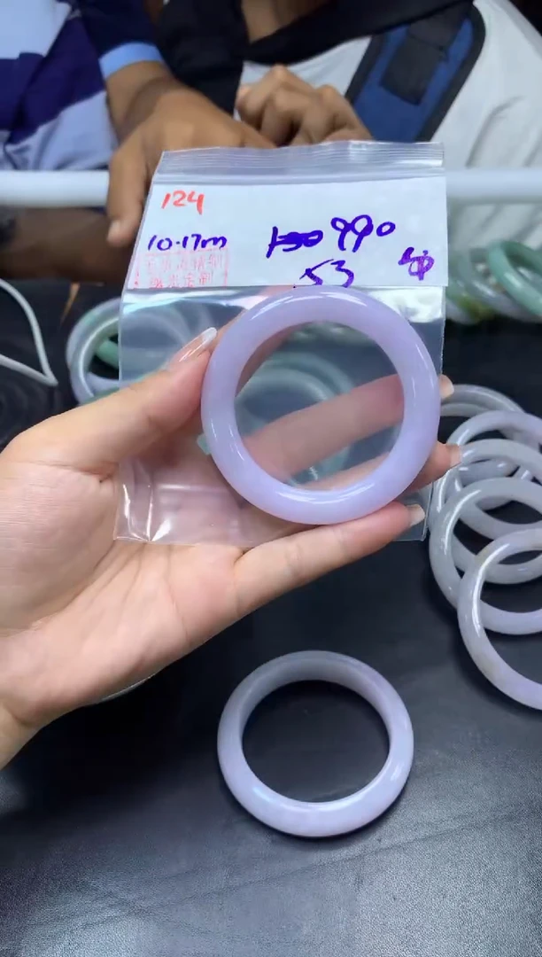 未镶嵌定制翡翠124手镯53纹+990元+拍一发一