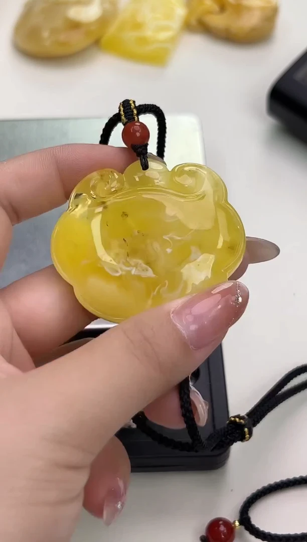 裸石琥珀未镶嵌琥珀蜜蜡手串