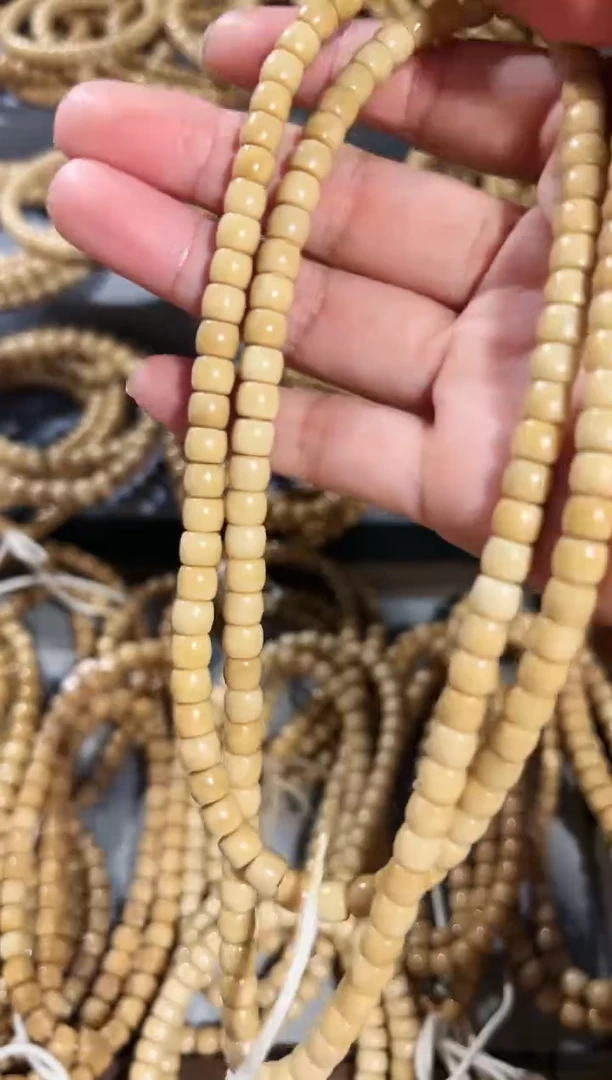 菩提根/象牙果吊坠龙脊卡6直切脖挂140颗