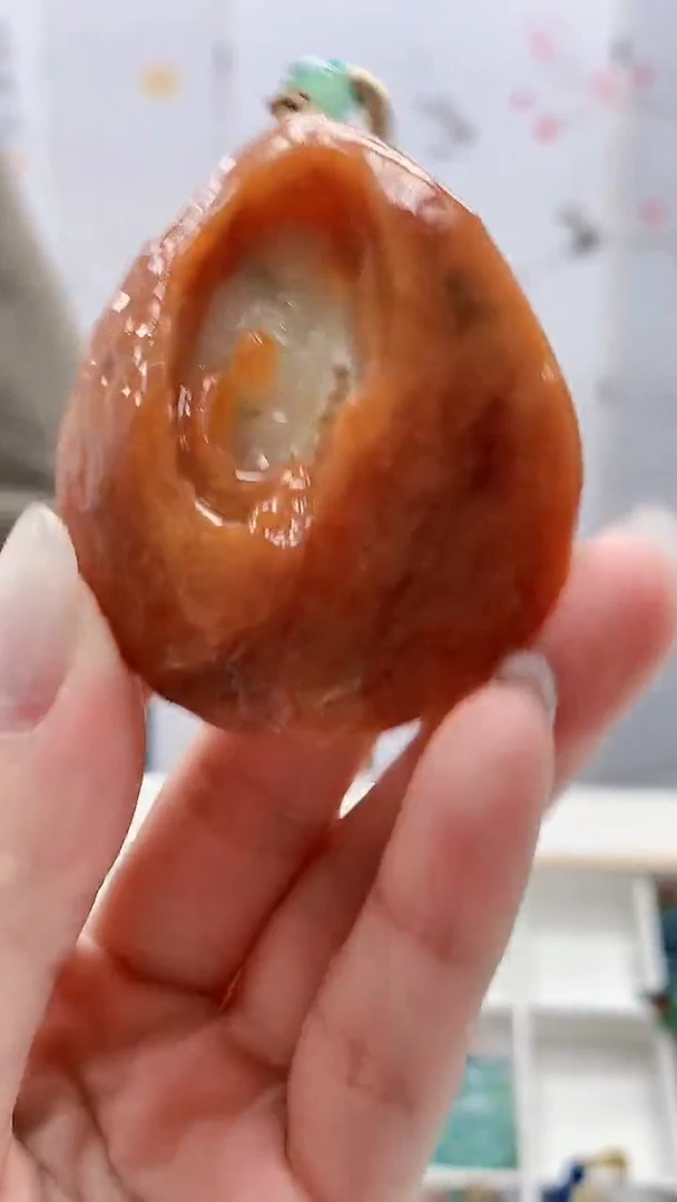 定制翡翠未镶嵌4812lr-毛货挂件171