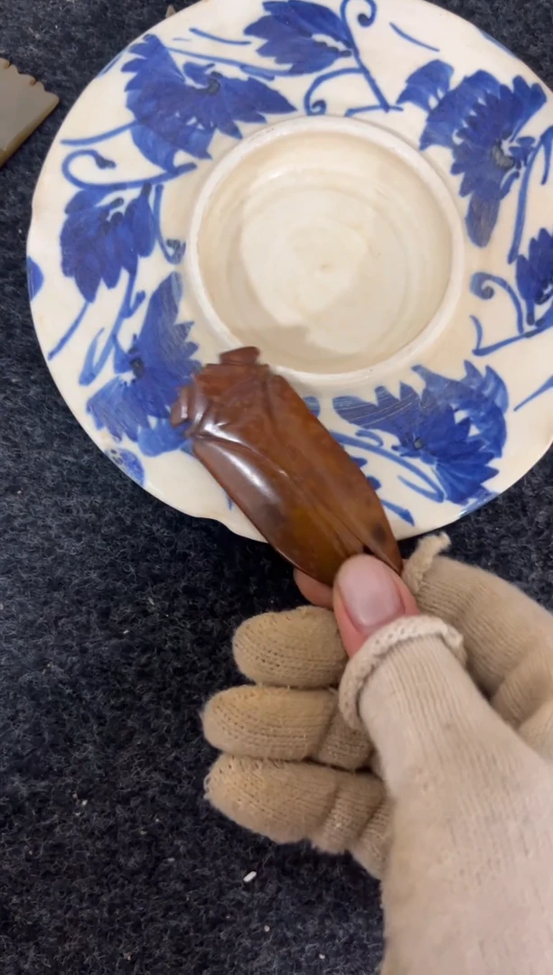 瓷片手工，手绘，陶瓷1