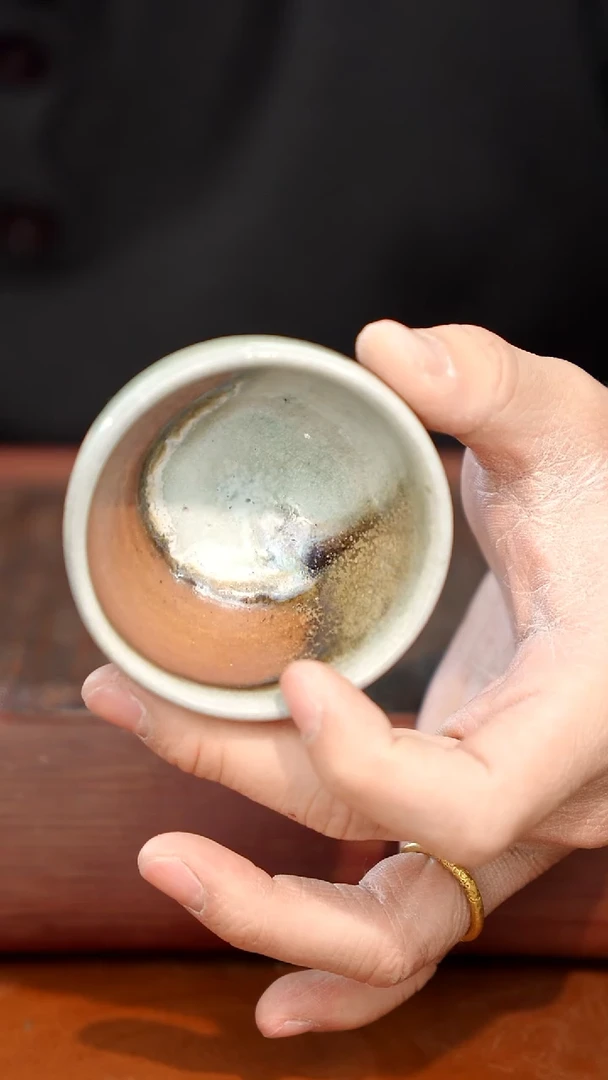 陶瓷奢瓷/瑞寅柴烧茶器（杯子）378微瑕