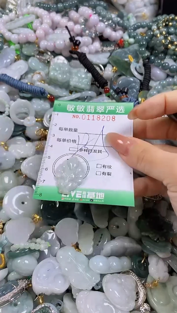 【闪购商品】翡翠颈饰未镶嵌闪购0118208多样性发其一