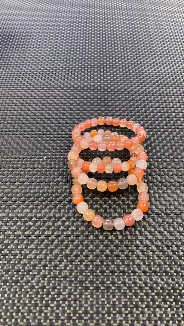 玛瑙/玉髓手串未镶嵌约10mm+ （多样性发一件）748