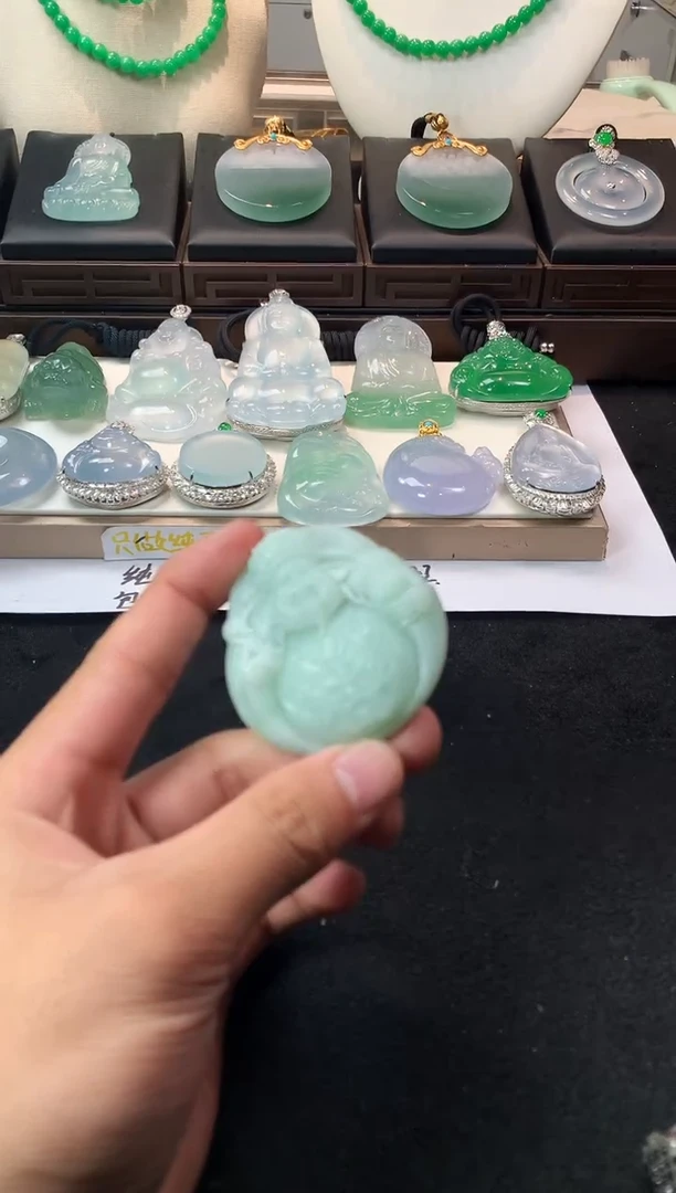 未镶嵌定制翡翠⭐*程 5022毛货不退不换