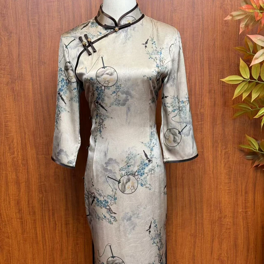 【玉玲珑】2024年秋季新款复古百搭大气旗袍