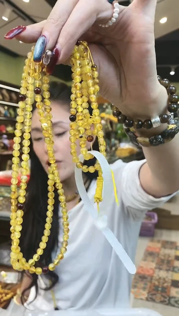 【闪购商品】琥珀颈饰未镶嵌多样性发一