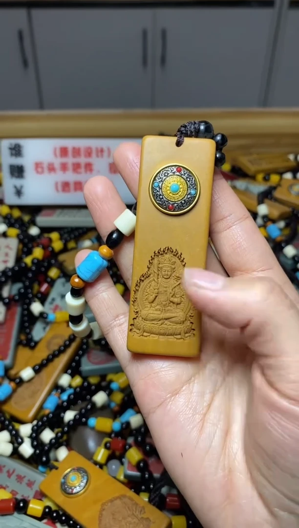 石材虎 石头把件挂件
