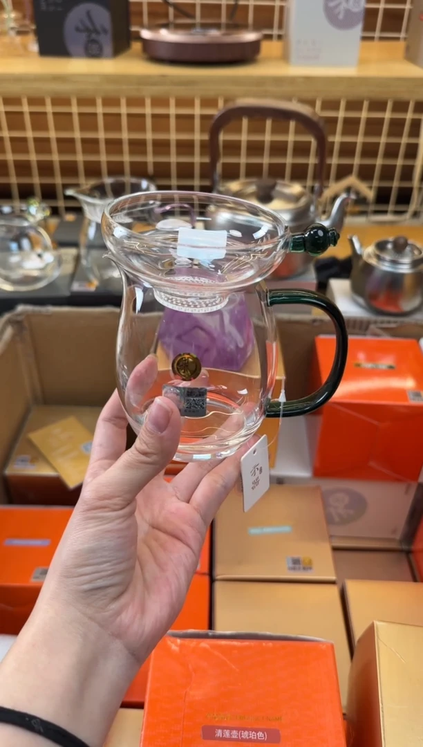 @@禾器晶彩澄然墨绿+福荣茶漏墨绿