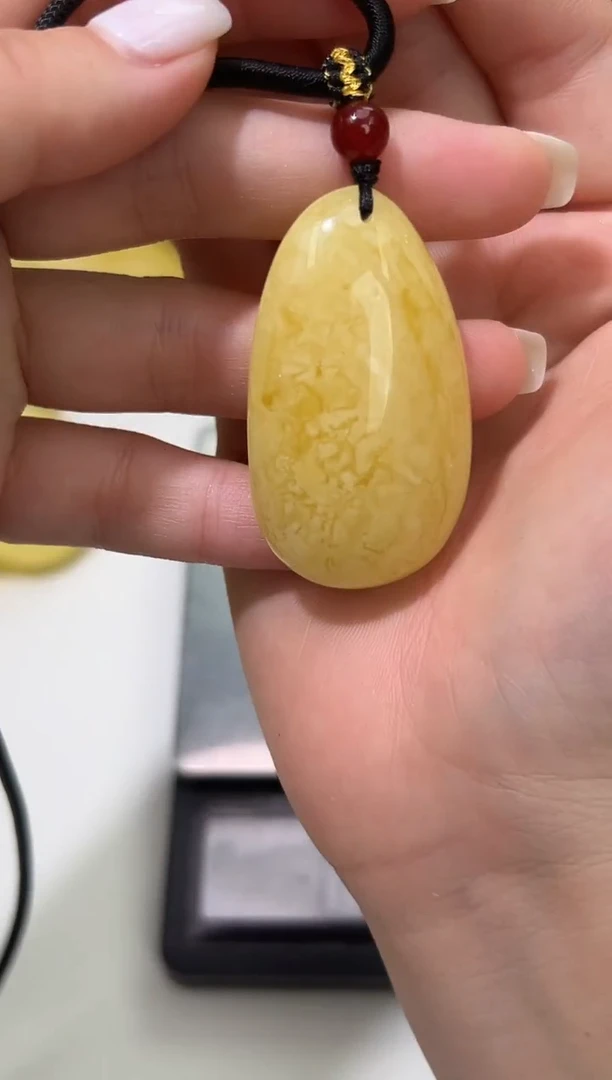 裸石琥珀未镶嵌琥珀蜜蜡吊坠