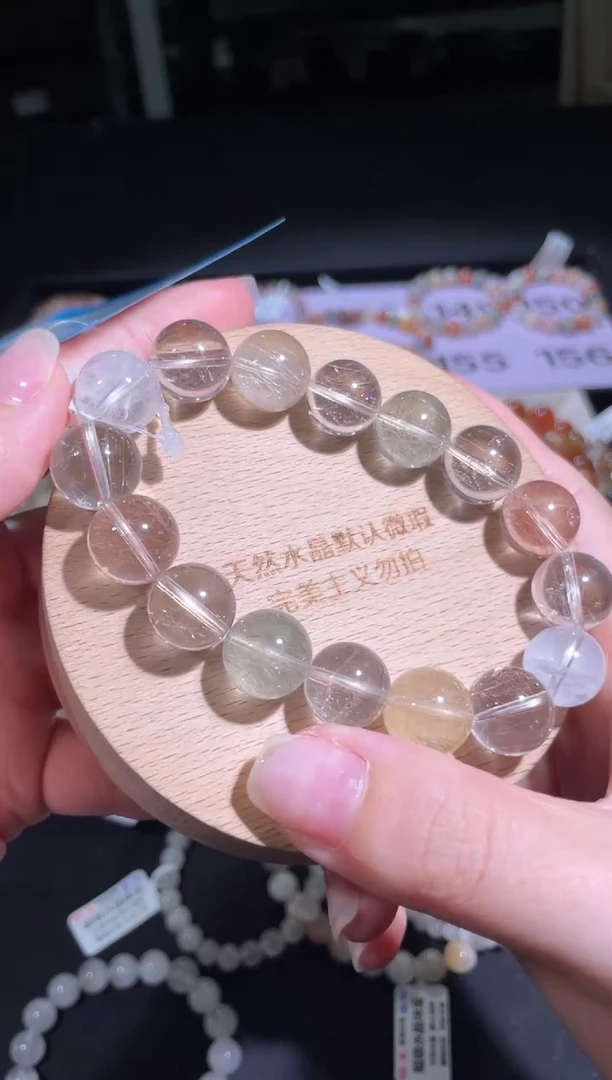 水晶手链未镶嵌155号多样性发货一S 13+