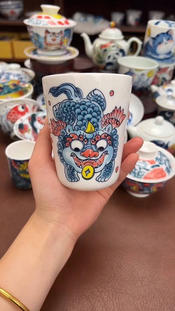 【闪购商品】微瑕福利价        貔貅可乐杯