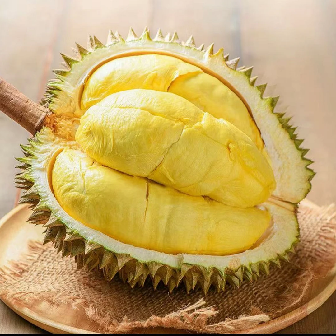 Z【顺丰次日到】泰国进口自然树熟金枕鲜榴莲甄选香甜顺丰空运包邮2~10斤核小干包黄肉新鲜金枕金枕泰国东部