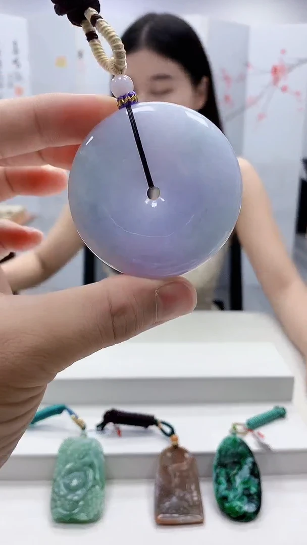 未镶嵌定制翡翠4812bb-毛货挂件24