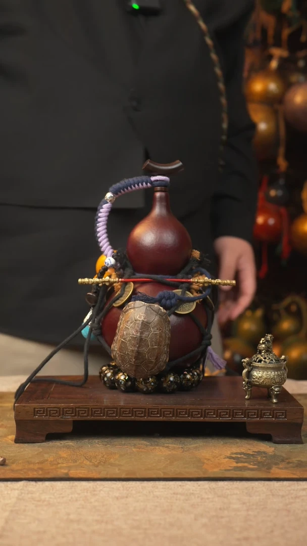 【闪购商品】239大漆葫芦一物一拍记葫堂出品