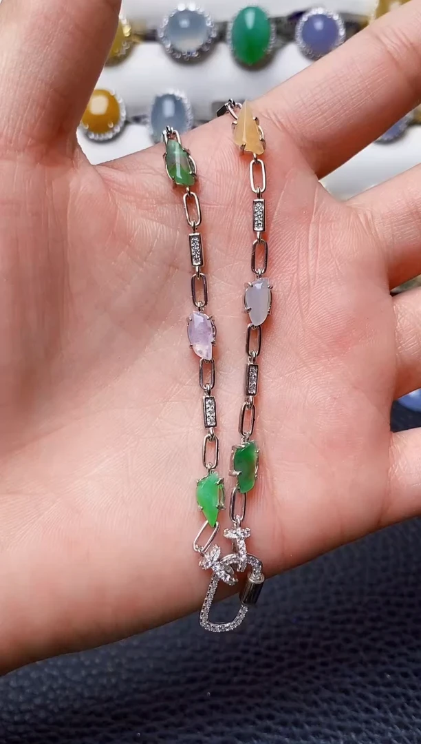 银S925镶嵌戒指翡翠4422