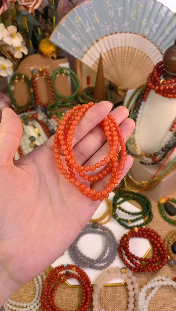 【闪购商品】南红玛瑙手串未镶嵌南红