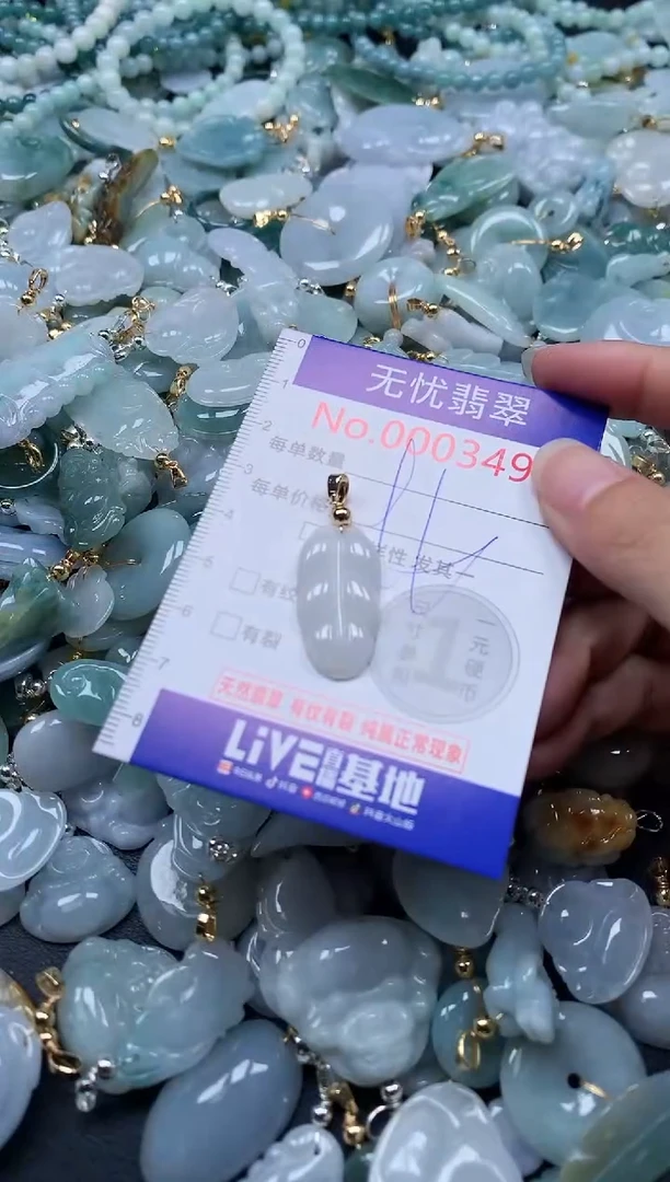 翡翠未镶嵌吊坠(不含链)3499