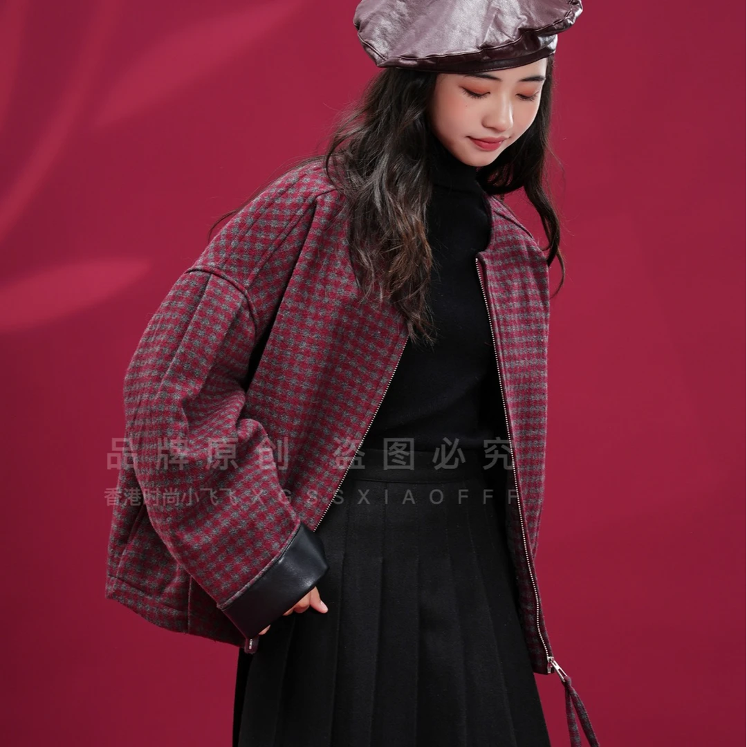 8707高端专享秋冬款外套红色（飞飞）